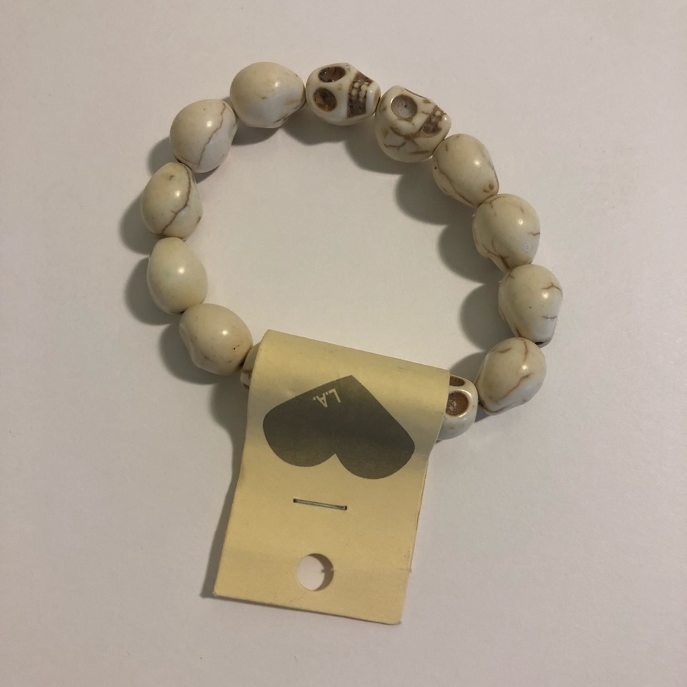 White skull bracelet